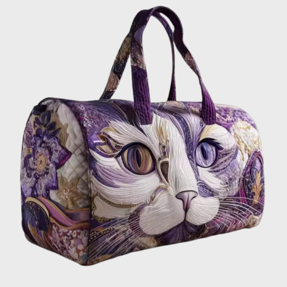 Catherine | Puha Weekender Táska – Kézzel Varrott, Tágas