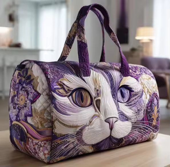 Catherine | Puha Weekender Táska – Kézzel Varrott, Tágas