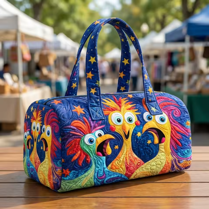 Adrienne | Puha Weekender Táska – Kézzel Varrott, Tágas