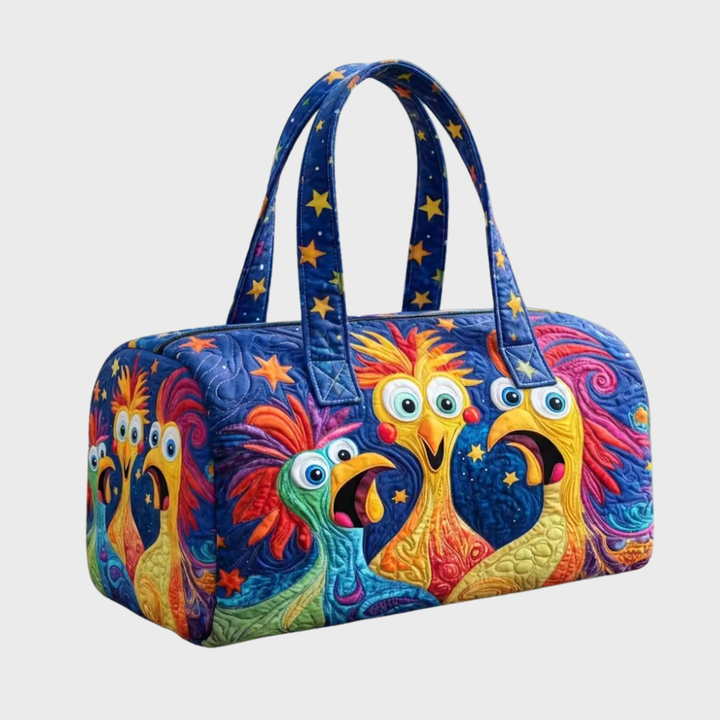 Adrienne | Puha Weekender Táska – Kézzel Varrott, Tágas