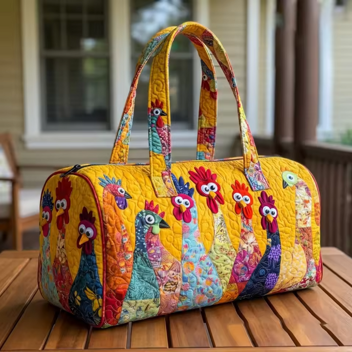 Celine | Puha Weekender Táska – Kézzel Varrt, Tágas