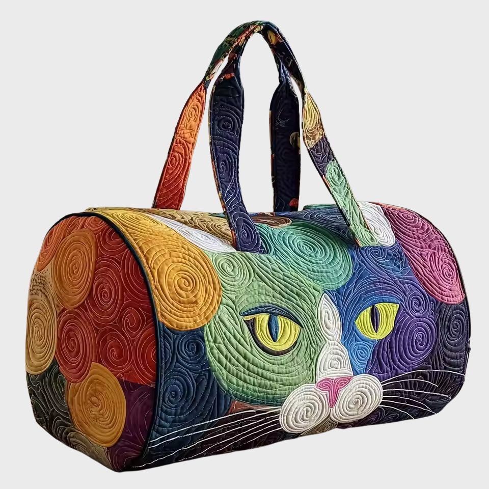 Crystal | Puha Weekender Táska – Kézzel Varrott, Tágas