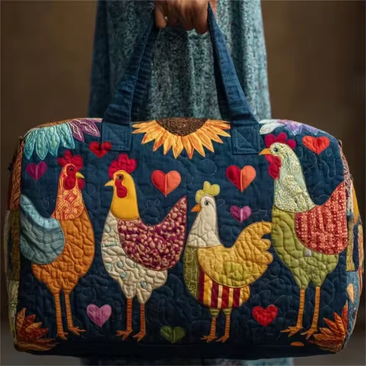 Elaine | Puha Weekender Táska – Kézzel Varrott, Tágas