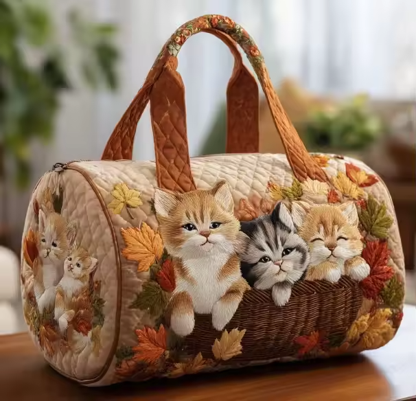 Doris | Puha Weekender Táska – Kézzel Varrott, Tágas