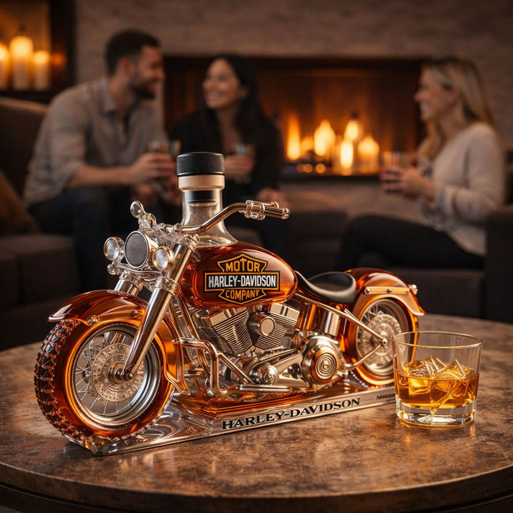 Harley Davidson Kiadás | Dekoratív Whisky Üveg – Különleges Ajándék