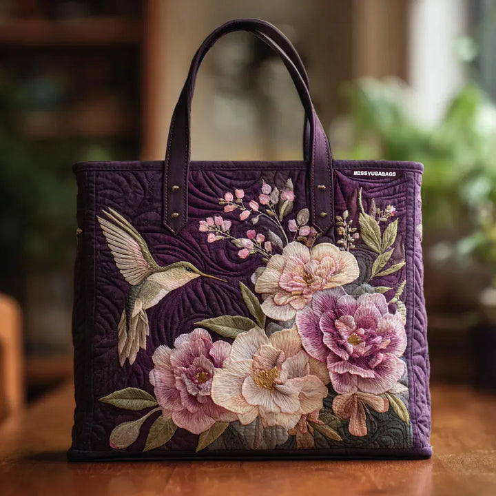 Kolibri és Orchideák | Kézzel Varrott Kézitáska