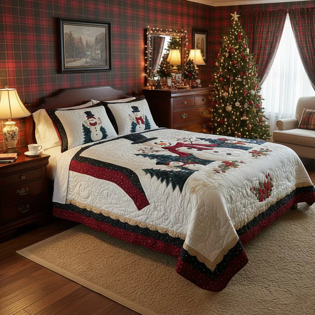 Havas Barátok | 3-Piece Padded Bedding Set