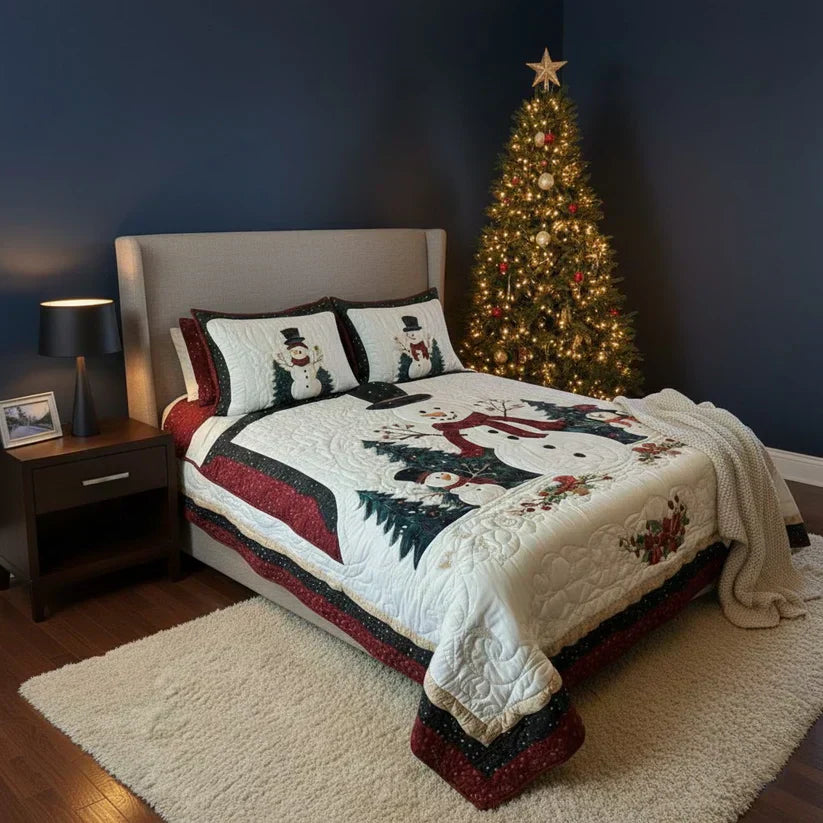 Havas Barátok | 3-Piece Padded Bedding Set