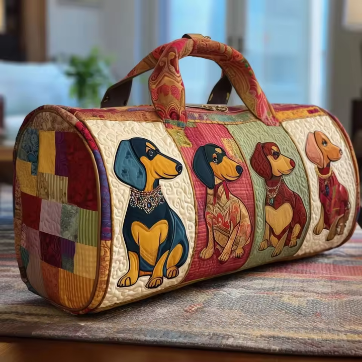 Bertha | Puha Weekender Táska – Kézzel Varrott, Tágas