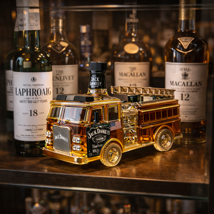Jack Daniel's Whisky Üveg – Tűzoltókiadás