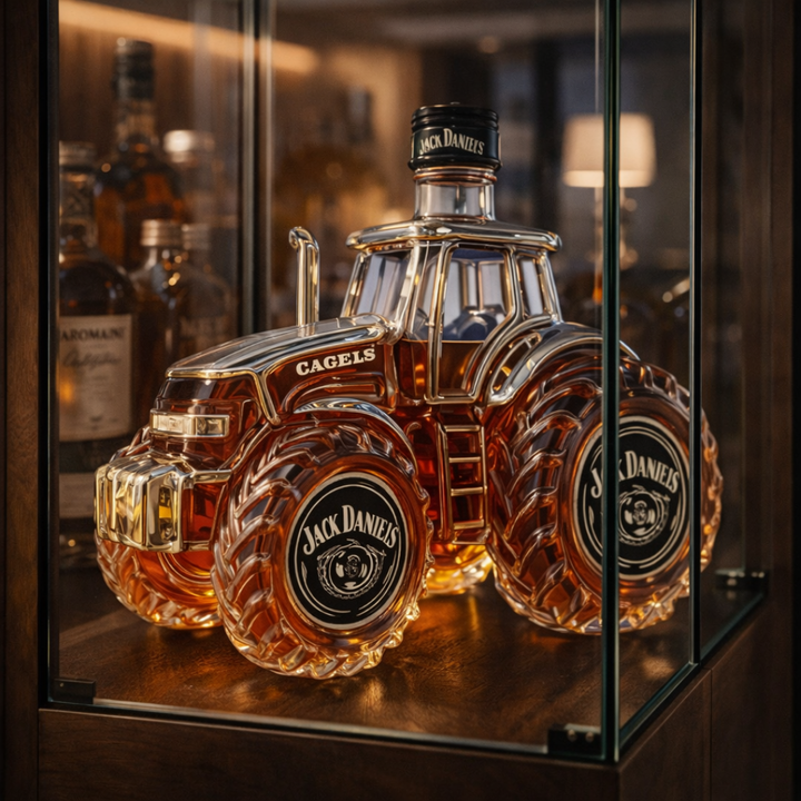 Whisky Üveg - Különleges Kiadás Traktor
