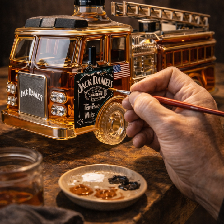 Jack Daniel's Whisky Üveg – Tűzoltókiadás