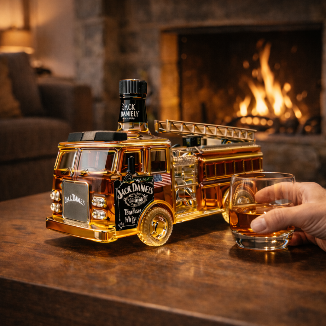 Jack Daniel's Whisky Üveg – Tűzoltókiadás